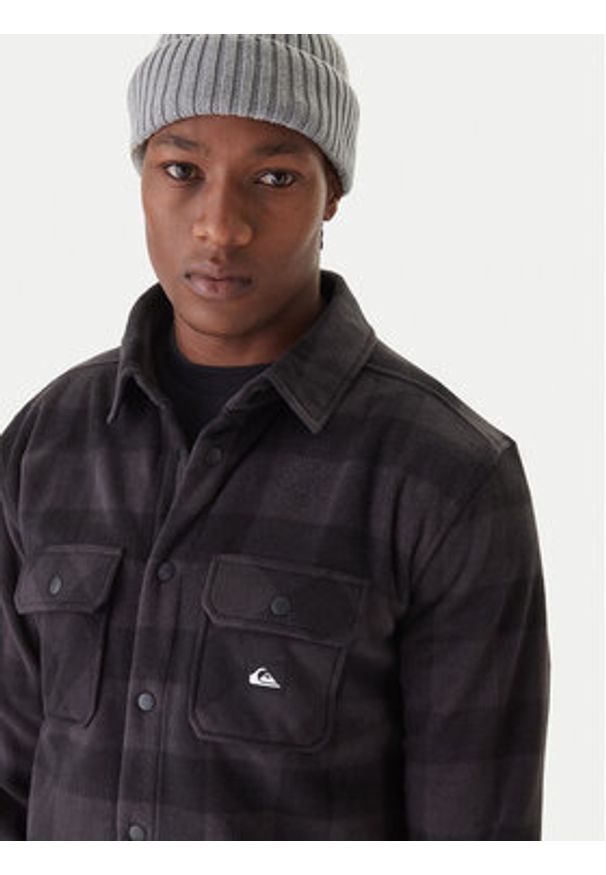 Quiksilver Kurtka przejściowa EQYPF03075 Czarny Regular Fit. Kolor: czarny. Materiał: syntetyk