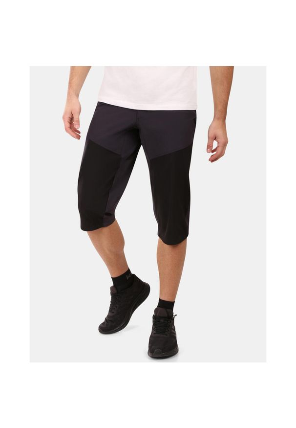 Męskie spodnie outdoorowe 3/4 Kilpi OLPRA-M. Kolor: czarny. Materiał: nylon