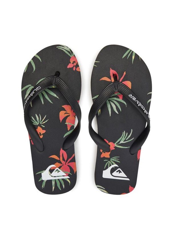 Quiksilver Japonki AQYL101360 Czarny. Kolor: czarny