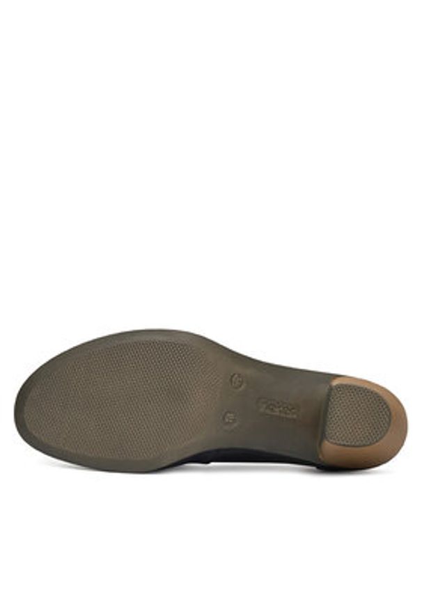 Rieker Półbuty 40911-00 Czarny. Kolor: czarny. Materiał: skóra