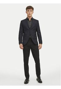 Jack & Jones - Jack&Jones Marynarka Solaris 12141107 Czarny Slim Fit. Kolor: czarny. Materiał: syntetyk #3