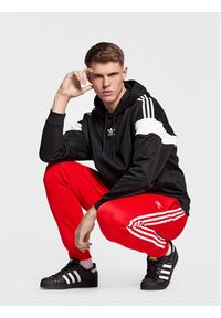 Adidas - adidas Bluza Adicolor Classics Cut Line Hoodie HS2065 Czarny Loose Fit. Kolor: czarny. Materiał: syntetyk #4