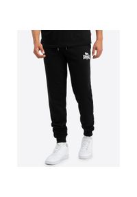 Spodnie do biegania Lonsdale Pilsdon. Okazja: na co dzień. Kolor: czarny. Materiał: dresówka. Styl: casual, elegancki #1