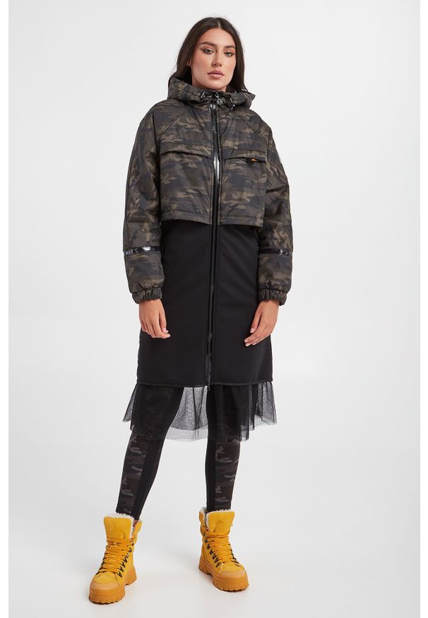 Sportalm - Płaszcz Motor SPORTALM. Typ kołnierza: kaptur. Długość rękawa: bez rękawów. Długość: krótkie