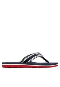 TOMMY HILFIGER - Tommy Hilfiger Japonki Th Webbing Summer Sandal FW0FW09193 Granatowy. Kolor: niebieski. Materiał: materiał #2
