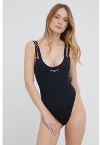 Stella McCartney Lingerie jednoczęściowy strój kąpielowy kolor czarny miękka miseczka. Kolor: czarny. Materiał: materiał #3