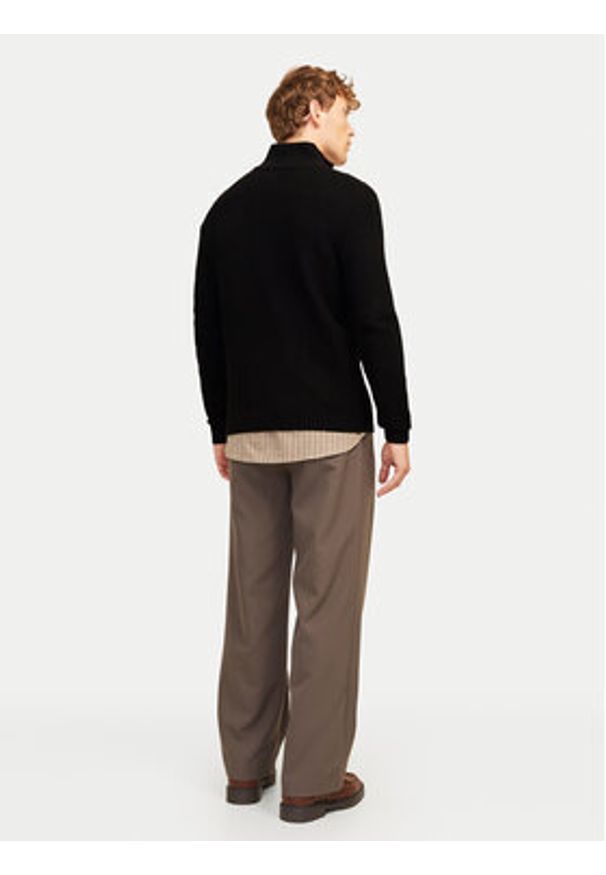 Jack & Jones - Jack&Jones Sweter Craig 12260826 Czarny Regular Fit. Kolor: czarny. Materiał: syntetyk
