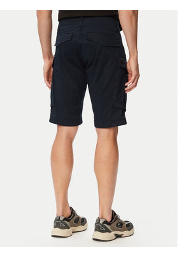 G-Star RAW - G-Star Raw Szorty materiałowe Rovic D26214-5126 Granatowy Regular Fit. Kolor: niebieski. Materiał: bawełna