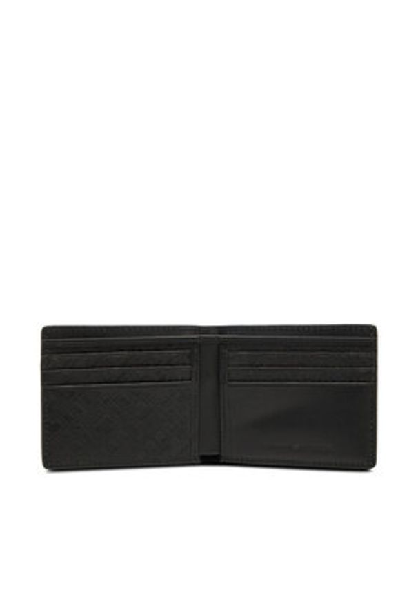 TOMMY HILFIGER - Tommy Hilfiger Duży Portfel Męski Th Monogram Mini Cc Wallet AM0AM13251 Czarny. Kolor: czarny. Materiał: skóra