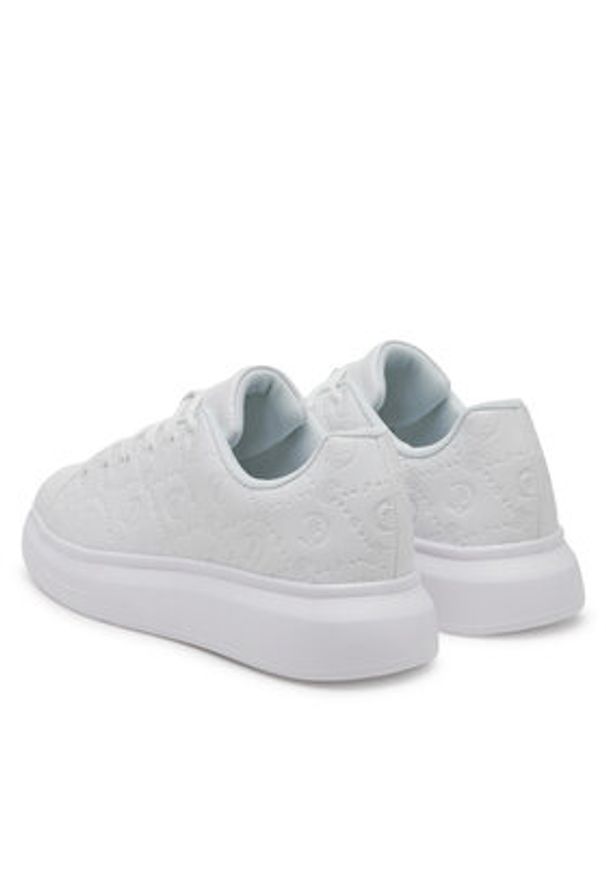 Just Cavalli Sneakersy 78QA3SBE ZSC31 Biały. Kolor: biały. Materiał: skóra