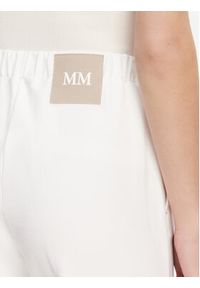 Max Mara Chinosy 2516781047650 Biały Regular Fit. Kolor: biały. Materiał: bawełna, syntetyk #4