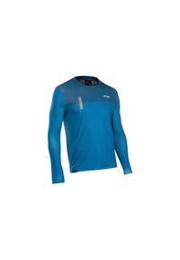 Koszulka rowerowa mtb NORTHWAVE XTRAIL 2 Jersey LS niebieska. Kolor: niebieski. Materiał: jersey