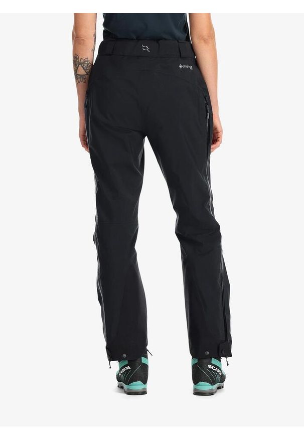 Spodnie GORE TEX damskie Rab Latok GTX Pants. Kolor: czarny. Technologia: Gore-Tex