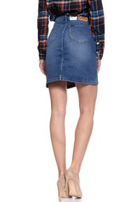 Lee - SPÓDNICA JEANSOWA LEE A LINE SKIRT BLUE DROP L38NROEM 112108295. Materiał: jeans