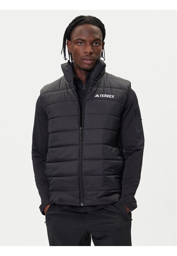 Adidas - adidas Kamizelka Terrex Multi Essentials Climawarm KA9740 Czarny Regular Fit. Kolor: czarny. Materiał: syntetyk. Technologia: ClimaWarm (Adidas)