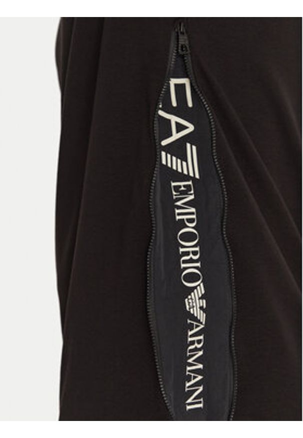 EA7 Emporio Armani T-Shirt 7M000516 AF14616 UC001 Czarny Regular Fit. Kolor: czarny. Materiał: bawełna