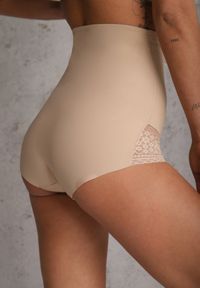 Renee - Beżowe Majtki Modelujące High Waist Emiree. Stan: podwyższony. Kolor: beżowy #5