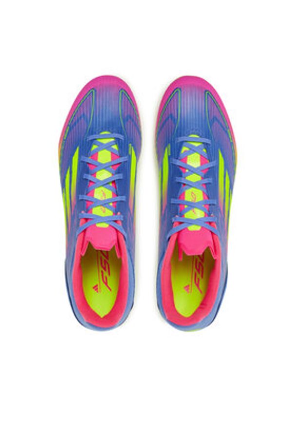 Adidas - adidas Buty do piłki nożnej F50 League Firm/Multi-Ground IE1290 Granatowy. Kolor: niebieski. Materiał: materiał