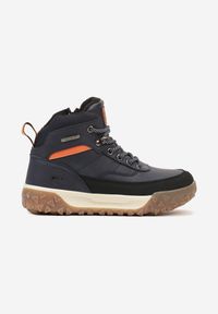 Born2be - Granatowe Botki Trekkingowe Sznurowane Taithlen. Okazja: na co dzień. Zapięcie: sznurówki. Kolor: niebieski. Materiał: jeans. Styl: casual, elegancki