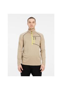 Polar 1/4 zip Protest Kody. Kolor: beżowy, wielokolorowy, brązowy. Materiał: polar. Sezon: zima. Sport: narciarstwo