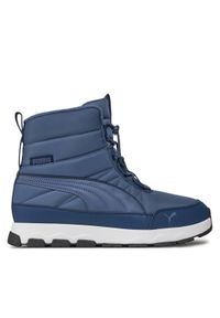 Puma Śniegowce Evolve Boot Jr 392644 02 Niebieski. Kolor: niebieski