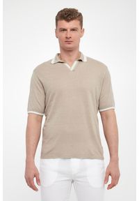 PAUL & SHARK - Polo męskie lniane PAUL&SHARK. Typ kołnierza: polo. Materiał: len #2