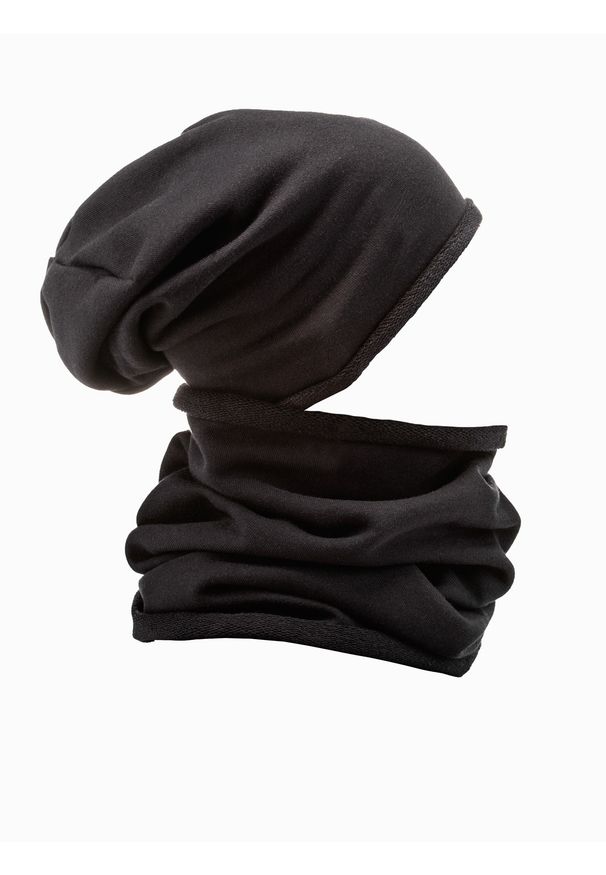 Czarny szalik Ombre Clothing