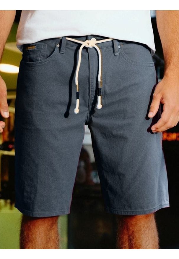 Sinsay - Szorty jeansowe - niebieski. Kolor: niebieski. Materiał: jeans