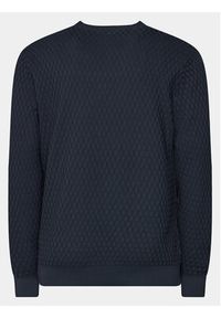 Sisley Sweter 1098S1033 Granatowy Regular Fit. Kolor: niebieski. Materiał: bawełna #3
