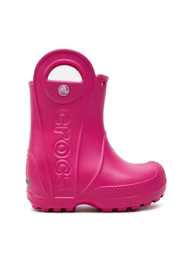 Crocs Kalosze Handle It Rain Boot Kids 12803 Różowy. Kolor: różowy