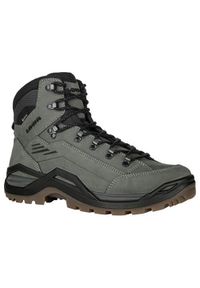 Buty trekkingowe męskie Lowa Renegade Evo Mid Gtx. Wysokość cholewki: za kostkę. Zapięcie: sznurówki. Kolor: wielokolorowy, szary. Materiał: skóra, syntetyk, materiał. Szerokość cholewki: normalna