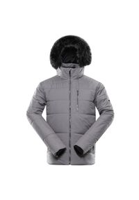 ALPINE PRO - Męska wodoodporna kurtka zimowa Alpine Pro Loder. Kolor: szary. Sezon: zima. Sport: turystyka piesza #1