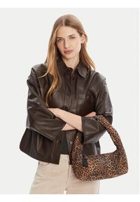 Tommy Jeans Torebka Tjw Urban Leo Shoulder Bag AW0AW18241 Brązowy. Kolor: brązowy