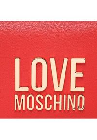 Love Moschino - LOVE MOSCHINO Torebka JC4127PP1HLI0500 Czerwony. Kolor: czerwony. Materiał: skórzane #4