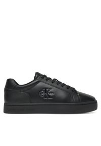 Calvin Klein Jeans Sneakersy Classic Cupsole Mono Lth YM0YM01369 Czarny. Kolor: czarny. Materiał: skóra