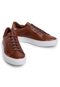 Lloyd Sneakersy Ajan 29-518-03 Brązowy. Kolor: brązowy. Materiał: skóra