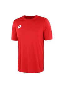 Koszulka piłkarska dla dorosłych LOTTO ELITE. Kolor: czerwony. Sport: piłka nożna