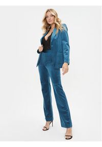 Marciano Guess Spodnie materiałowe 3BGB17 6202A Niebieski Relaxed Fit. Kolor: niebieski. Materiał: syntetyk #4