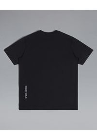 DSQUARED2 KIDS - Czarny t-shirt 4-16 lat. Okazja: na co dzień. Kolor: czarny. Materiał: jeans. Wzór: nadruk. Sezon: lato. Styl: casual
