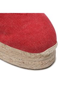 Castañer Espadryle Chiara/8ED/002 021668-604 Czerwony. Kolor: czerwony. Materiał: materiał #5