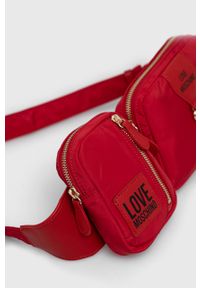 Love Moschino nerka kolor czerwony. Kolor: czerwony. Wzór: nadruk #2