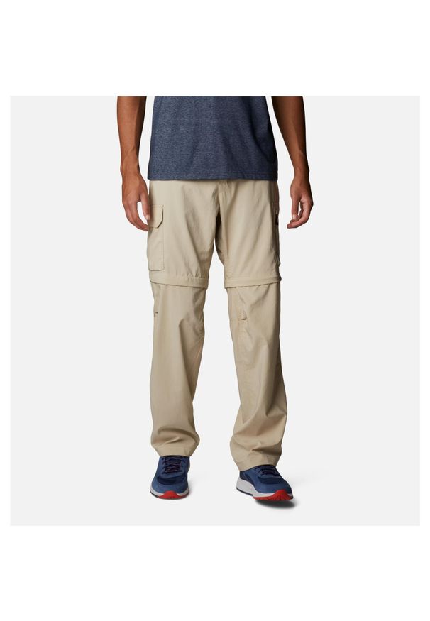 columbia - Spodnie Trekkingowe Męskie Columbia Silver Ridge Utility Convertible Pant. Kolor: beżowy