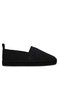 Calvin Klein Espadryle Oblique Espadrille Webbing HW0HW02934 Czarny. Kolor: czarny. Materiał: materiał #1