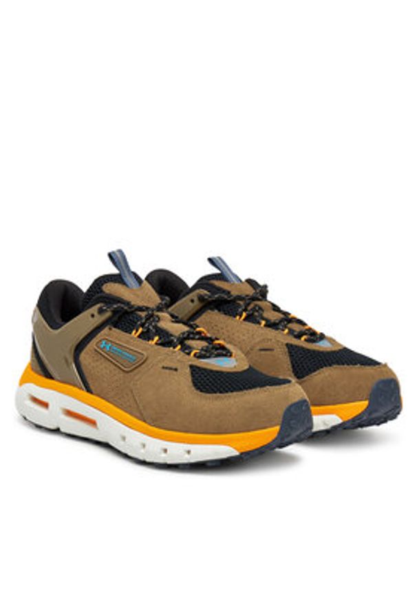 Under Armour Sneakersy UA Summit Trek Suede 3028424 Brązowy. Kolor: brązowy. Materiał: skóra, zamsz