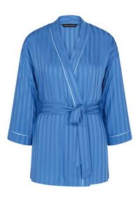 Triumph Szlafrok Amourette Jacquard 10227267 Niebieski. Kolor: niebieski. Materiał: wiskoza #3