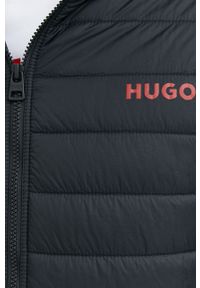 Hugo - HUGO kurtka męska kolor czarny przejściowa. Okazja: na co dzień. Typ kołnierza: kaptur. Kolor: czarny. Materiał: bawełna. Styl: casual #6