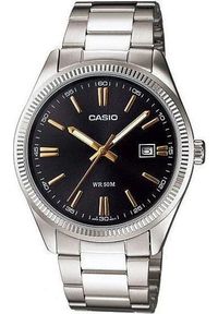 Zegarek Casio Zegarek Męski DATE Czarny Srebrzysty ( 39 mm). Kolor: czarny #1