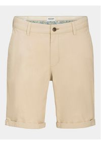Jack & Jones - Jack&Jones Szorty materiałowe Fury 12206889 Beżowy Regular Fit. Kolor: beżowy. Materiał: bawełna #3