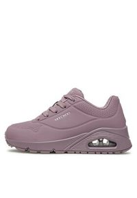 skechers - Skechers Sneakersy Uno Stand On Air 73690/DKMV Fioletowy. Kolor: fioletowy. Materiał: skóra