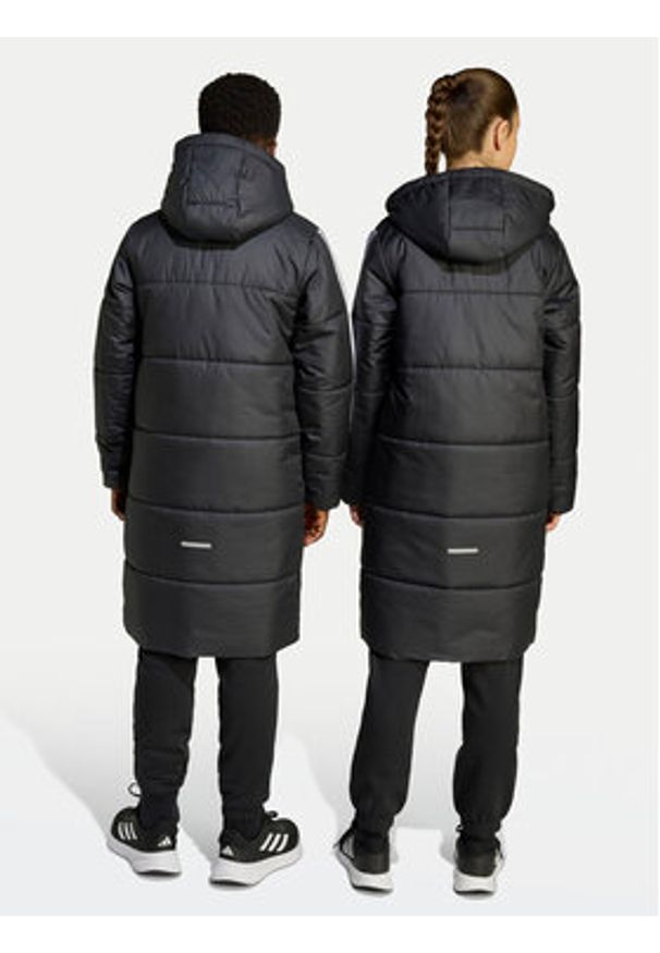 Adidas - adidas Kurtka zimowa JW2484 Czarny Regular Fit. Kolor: czarny. Materiał: syntetyk. Sezon: zima